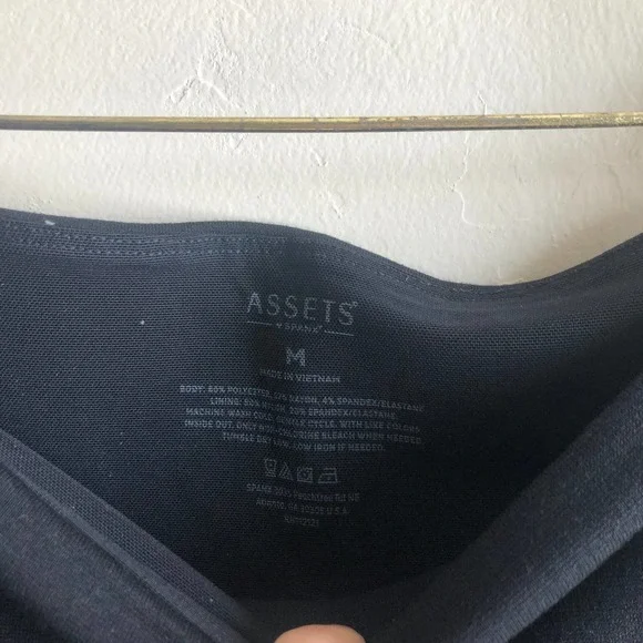 Spanx Assets Ponte Black Shaping Leggings Pants - Picture 6 of 6